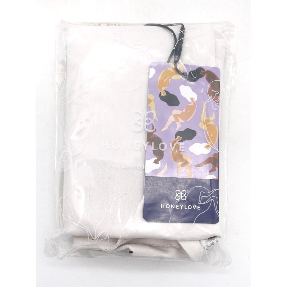 NWT Honeylove CrossOver Lace Brief Shaping Underwear White Size Large Set of 3 - Picture 8 of 14